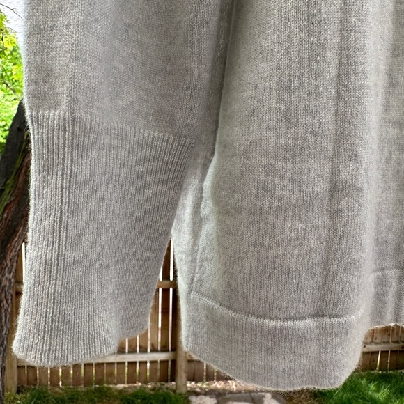 J. Crew NWOT Italian Cashmere Long Open Front Cardigan Sweater Medium - Picture 6 of 16